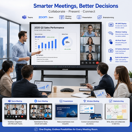 Smart Board Solutions for Schools, Meeting Rooms, and Homes: Practical Applications of the ZhiYu 98 Inch Interactive Flat Panel