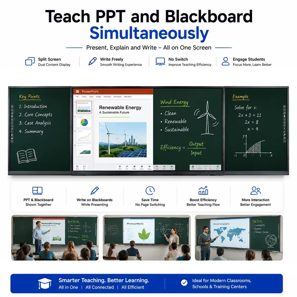 Interactive Teaching Blackboard Solutions for Schools and Training Centers