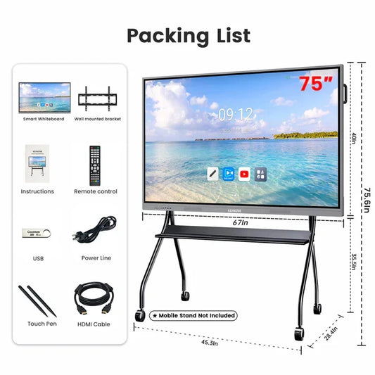 Smart Blackboard for Modern Schools and Meeting Rooms: How the ZhiYu 75-Inch Interactive Display Supports Digital Teaching and Collaboration